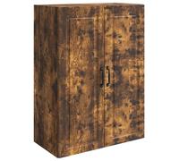 vidaXL Armario de pared, 66 x 34,5 x 90 cm, material de madera, color roble ahumado
