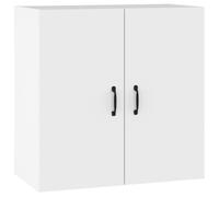 vidaXL Armario de Pared Aparador Mueble Estante Dormitorio Entrada Cajón Almacenaje Flotante Salón Doméstico Madera Contrachapada Blanco