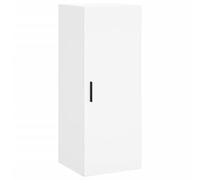 vidaXL Armario de Pared Blanco 34,5x34x90 cm, Armario, Armario Colgante, Armario Auxiliar, Armario de almacenaje, Armario Colgante de Pared