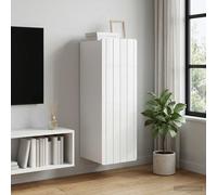 vidaXL Armario de pared Blanco Brillante 33 x 34,5 x 94 cm