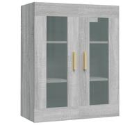 Vidaxl Armario de Pared Colgante 69,5x34x90 Cm Mueble de Almacenaje de Salón Sonoma gray