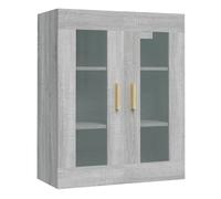 Vidaxl armario de pared colgante gris sonoma 69,5x34x90 cm