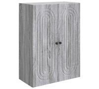 vidaXL Armario de pared, color gris Sonoma, 66 x 34,5 x 90 cm, material de madera