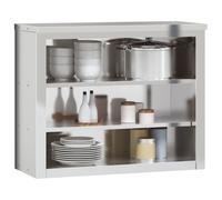 vidaXL Armario de Pared de Cocina con Estante Mueble Colgante Acero Inoxidable Dimensiones 92 x 40 x 46 cm, 110 x 40 x 46 cm, 92 x 40 x 46 cm (with door) y mas