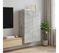 vidaXL Armario de pared Gris Hormigón 66 x 34,5 x 92 cm