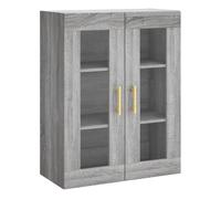 Vidaxl armario de pared gris sonoma 69,5x34x90 cm