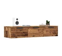 vidaXL Armario de pared madera contrachapada madera vieja 102x30x20 cm