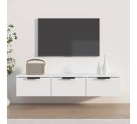 vidaXL Armario de pared madera de ingeniería blanco 102x30x20 cm