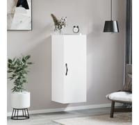 vidaXL Armario de pared, blanco, 34,5 x 34 x 90 cm, material de madera