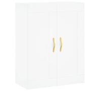vidaXL Armario de Pared Madera de ingeniería Blanco 69,5x34x90 cm