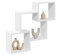 vidaXL Armario de pared madera de ingeniería blanco 78x18x71 cm