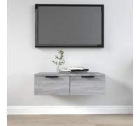 vidaXL Armario de pared madera de ingeniería gris Sonoma 68x30x20 cm