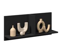 vidaXL Armario de pared madera de ingeniería negro 70x16,5x30 cm