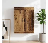 vidaXL Armario de Pared Madera envejecida 69,5 x 34 x 90 cm