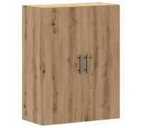 vidaXL Armario de pared Madera de ingeniería Roble marrón 69,5x34x90 cm