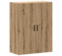 vidaXL Armario de Pared Madera ingeniería marrón Roble 69,5x34x90 cm