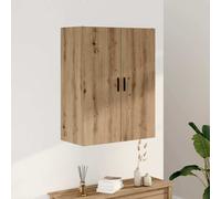 vidaXL Armario de pared Madera de ingeniería marrón roble 69,5x34x90 cm