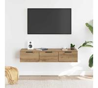 vidaXL Armario de pared madera ingeniería roble artesano 102x30x20cm