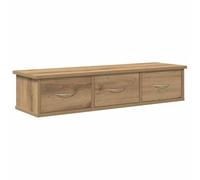 vidaXL Armario de pared Madera de ingeniería Roble Artisan 88x26x18,5 cm para TV