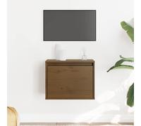 vidaXL Armario de pared madera maciza de pino marrón miel 45x30x35 cm