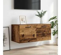 vidaXL Armario de Pared Montada en la pared Madera envejecida