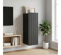 vidaXL Armario de pared Negro 33 x 34,5 x 94 cm Madera de ingeniería