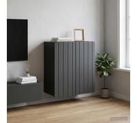 vidaXL Armario de pared Negro 59 x 31 x 64 cm Madera de ingeniería
