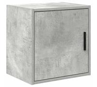 vidaXL Armario de pared para garaje madera de ingeniería gris hormigón