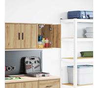 vidaXL Armario de pared para garaje madera ingeniería artesanal roble