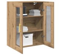 vidaXL Armario de Pared Roble Artesanal 69,5 x 34 x 90 cm, Armario de Pared Moderno, Estante Flotante, Organizador Funcional, ¡diseño Que Ahorra Espacio