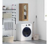 vidaXL Armario de pared Roble artisan 34,5 x 34 x 90 cm