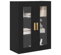 vidaXL Armario de Pared Roble Negro 69,5 x 34 x 90 cm