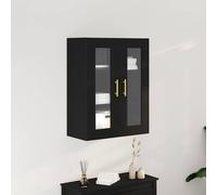 vidaXL Armario de Pared Roble Negro 69,5 x 34 x 90 cm