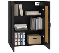 vidaXL Armario de Pared Roble Negro 69,5 x 34 x 90 cm
