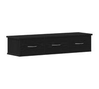 vidaXL Armario de pared Roble negro – madera de ingeniería 88×26×18,5 cm