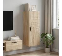 vidaXL Armario de pared Roble Sonoma 33 x 34,5 x 90 cm
