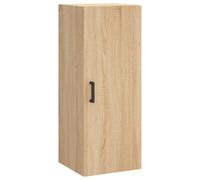 vidaXL Armario de pared Roble Sonoma 34,5x34x90 cm – Colgante auxiliar de almacenaje