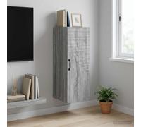 vidaXL Armario de pared Sonoma gris 33 x 34,5 x 90 cm