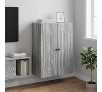 vidaXL Armario de pared Sonoma gris 66 x 34,5 x 90 cm