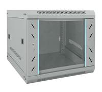 vidaXL Armario de red con almacenamiento Gris 53 x 60 x 45 cm Acero
