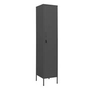 vidaXL Armario de taquilla de acero gris antracita 35x46x180 cm