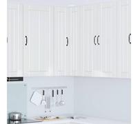 vidaXL Armario Esquinero de Pared LUCCA Brillante 57 x 57 x 100 cm