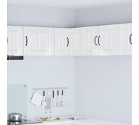 vidaXL Armario Esquinero de Pared LUCCA Brillante 57 x 57 x 40 cm