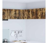 vidaXL Armario Esquinero de Pared LUCCA Roble Ahumado 57 x 57 x 40 cm