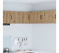 vidaXL Armario Esquinero de Pared PORTO Roble artisan 57 x 57 x 40 cm