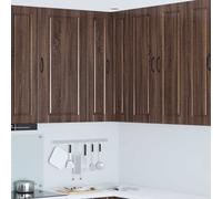 vidaXL Armario Esquinero de Pared PORTO Roble Marrón 57 x 57 x 100 cm