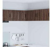 vidaXL Armario Esquinero de Pared PORTO Roble Marrón 57 x 57 x 40 cm
