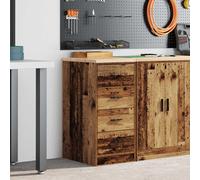vidaXL Armario garaje madera vieja 40x51x85 cm Madera maciza de pino