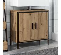 vidaXL Armario lavabo baño madera ingeniería roble artisan 60x30x60 cm