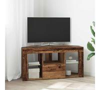 vidaXL Armario LED para TV de Esquina 100 x 40 x 50 cm Madera vieja